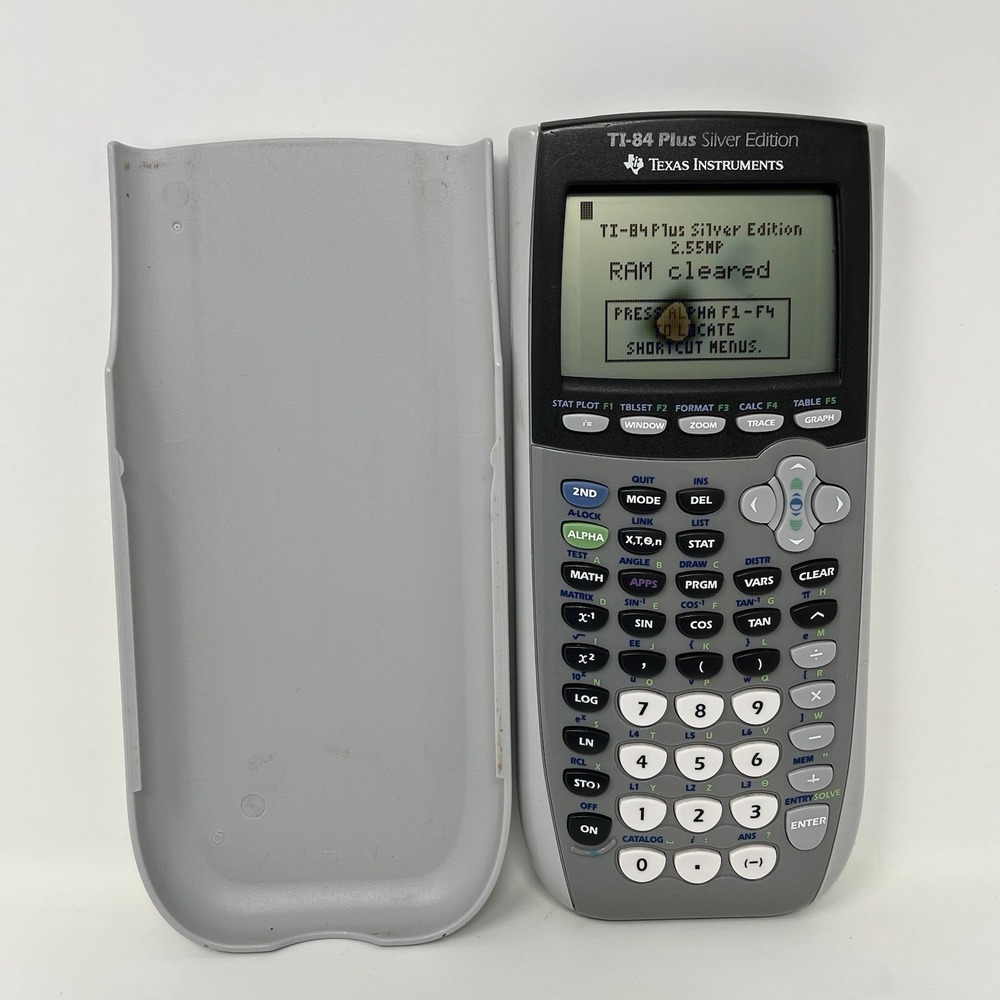 Texas Instruments TI-84 Plus Silver Edition Graphing Calculator Gray - FOR PARTS